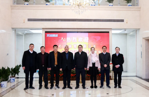 常州市金壇區(qū)常務(wù)副區(qū)長石江水蒞臨湯姆集團參觀調(diào)研！